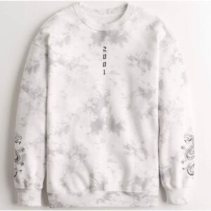 NWT Dixie D'Amelio x Hollister Collab Tie-Dye Long Sleeve Sweatshirt XL